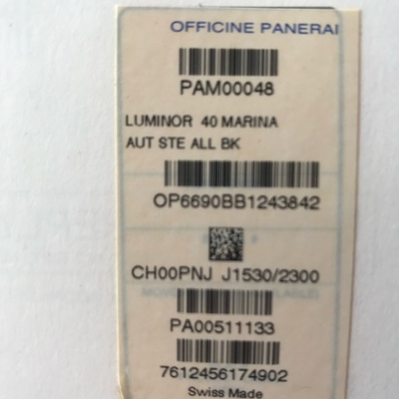 Men’s Panerai Luminor Marina 40mm Watch - Picture 5 of 10